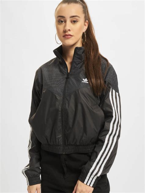 adidas originals damen übergangsjacken label schwarz 38|Schwarze adidas Originals Übergangsjacken Größe 38 für.